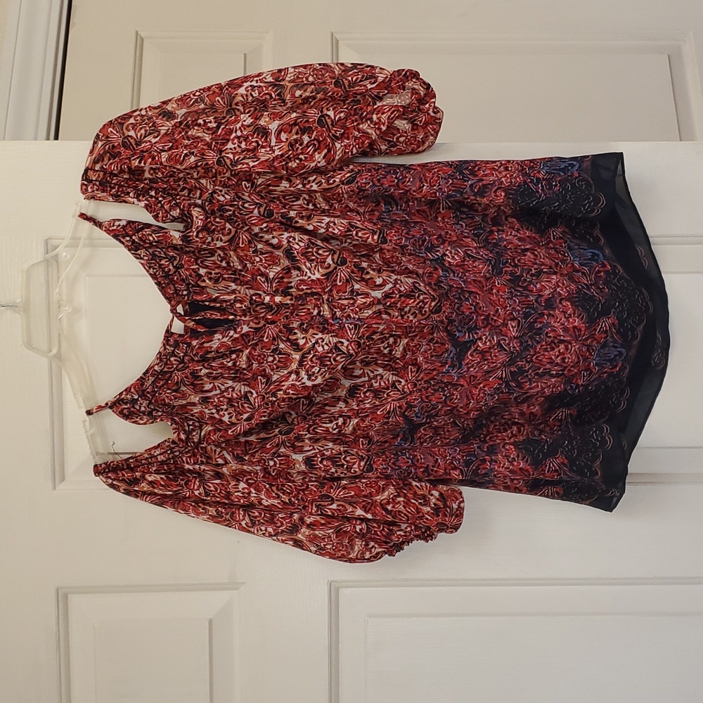 Cold shoulder blouse